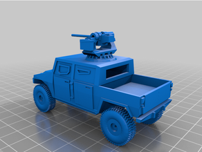 véhicule vamtac humvee terrain Véhicules 4x4 allroad jeep militaire modèle todoterreno heure 3d print model - Mito3D