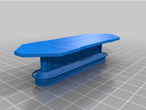 futuristic bar scifi terrain space engineers 3d print model - Mito3D