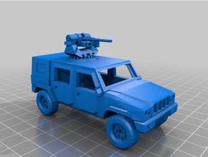 Fahrzeug iveco lmv Terrain Fahrzeuge 4x4 allroad Jeep Leitung Militär Modell todoterreno 3d print model - Mito3D