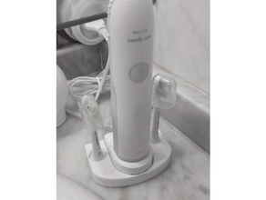 soporte pára cepilo dientes philips sonicare suporte escova dente banheiro elétrico 3d print model - Mito3D