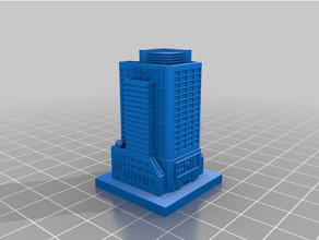 greeblecity cyberpunk building unit buildings & structures greeblecitycyberpunk 3d print model - Mito3D