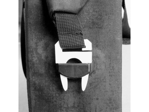 ortlieb office bag lock replacement parts bike bikeparts buckle 3d print model - Mito3D
