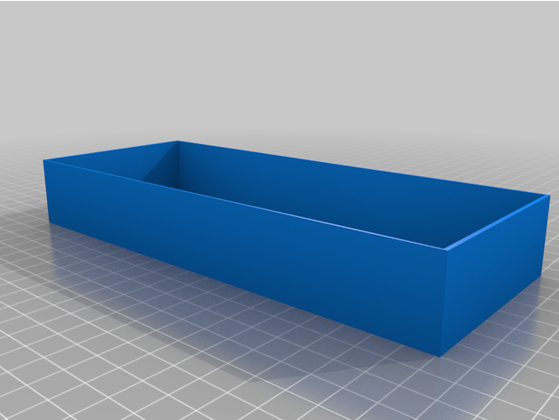 tool drawer insert 30x80x200 15mm walls holders & boxes 3D print model - Mito3D
