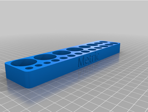 thread checker holder tool holders & boxes 3d print model - Mito3D