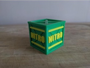 nitro commutateur Jeu Cas gaine accessoires bandicoot boîte crash crashbandicoot nintendo 3d print model - Mito3D