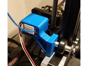 Filament leerlaufen Sensor Halter Unterstützung 3d Drucker Zubehör Realität Ender 3 v2 Anhang Profi 3d print model - Mito3D