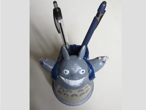 Totoro titulaire soutien sculptures 3d print model - Mito3D