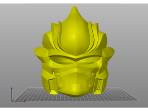 hayabusa repaired fused adult size video games budwin halo 3 helmet 3d print model - Mito3D