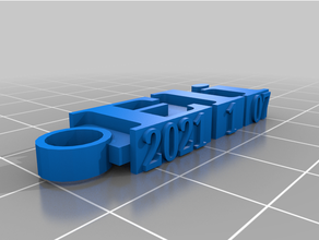 eli keychain 3d printing 3d print model - Mito3D