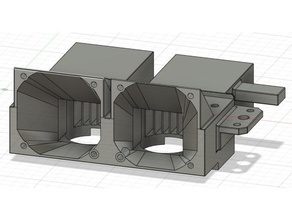 replicador 2x flexão dual e3d v6 monte 3d impressora partes 3d print model - Mito3D
