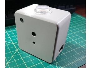 google aiy vision snap-fit enclosure - screws electronics box case kit raspberry pi screwless snap snapfit 3d print model - Mito3D