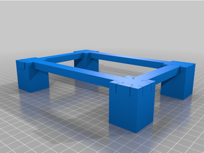 tabela base estrutura modificado 3d impressão 3d print model - Mito3D