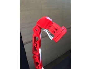raspberry pi cam elbow 90 twist 2x 2 spikes 3d printer accessories joint mount camera webcam 3d print model - Mito3D