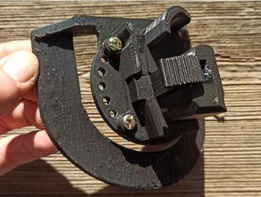mk23 waist clip & molle attachment sport outdoors belt holster mk23holster socom stti 3d print model - Mito3D