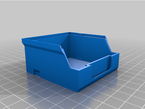 apilable tornillo caja grueso piso herramienta titulares cajas 3d print model - Mito3D