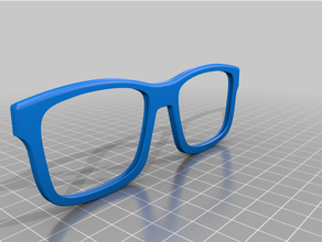 oculos cuadro lentes vengadores 3d print model - Mito3D