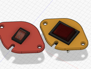 Öffnung Kabelübertragung schalterausschnitt 15x21mm 25 5x35mm schalter Organisation Kabelmanagement Kabel Management kabel kabelmanagement 3d print model - Mito3D