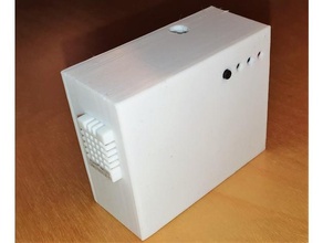 caso bainha sensores dht22 termômetro faça 3d print model - Mito3D