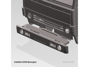 rc caminhão 8x8 Kamaz 6350 3d Parachoque veículos 3d print model - Mito3D
