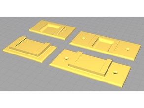 sliding wall mount hook hobby 3d print model - Mito3D