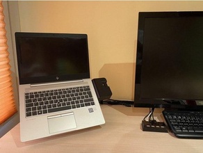 Stand hp Dock aktualisieren Büro Docking Bahnhof Hewlett Packard Laptop 3d print model - Mito3D