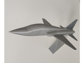 Facile 38 talon Véhicules avion jet Northrop spiralé spirale mode entraîneur vase 3d print model - Mito3D