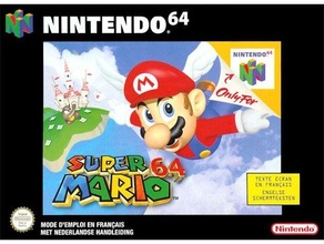 litofania copertina guaina super Mario 64 nintendo n64 video Giochi 3d print model - Mito3D