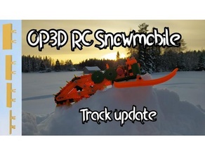 open source 3d printed rc snowmobile track update vehicles 3d print model - Mito3D