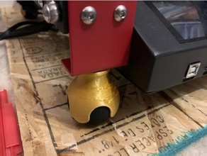 abóbora bola vibração isolamento pé toauto pirâmide a11 pés m3 squashball 3d impressora partes 3d print model - Mito3D