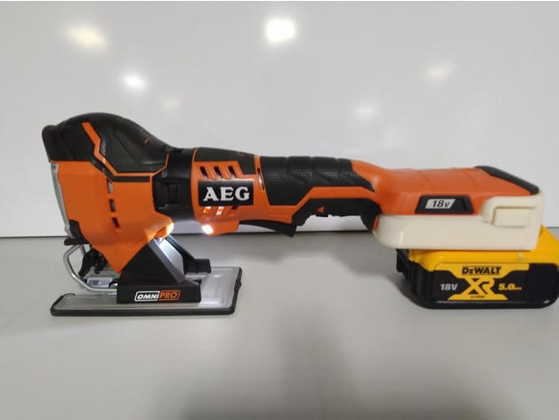 dewalt batery aeg ridgid tools 3D print model - Mito3D