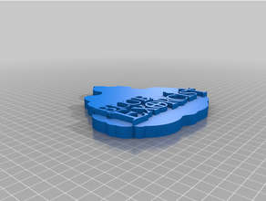 Blau Exorzist Logo Video Spiele 3d print model - Mito3D