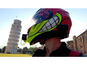 gopro agv k3 sv uccellino casco montare gadget uccello 3d print model - Mito3D