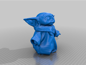 Baby Yoda 3d Scan Requisiten Mandalorianer Stütze Star Kriege 3d print model - Mito3D