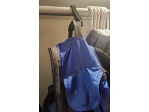 backpack hanger - ver 10 3d printing 3d print model - Mito3D