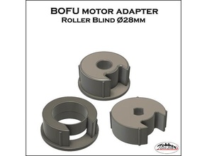 bofu motor adapter roller blind shade 3d print model - Mito3D