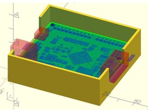 olimexino 32u4 Facile Cas gaine ouvert électronique arduino Léonard atmega32u4 duino olimex 3d print model - Mito3D