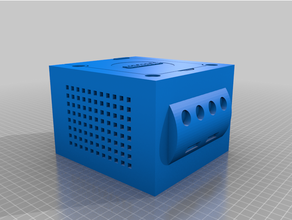 Game Cube vídeo jogos consoles Nintendo retro console 3d print model - Mito3D