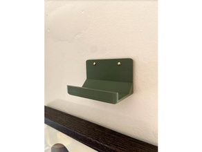 double lp vinyl wall mount household holder 3d print model - Mito3D