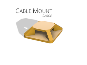 cable mount electronics management ties 3d print model - Mito3D