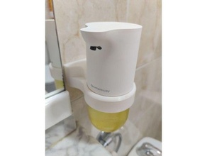 wall mount simpleway automatic soap dispenser - soporte pared para jabonera autom tica bathroom dispensador jabn 3d print model - Mito3D