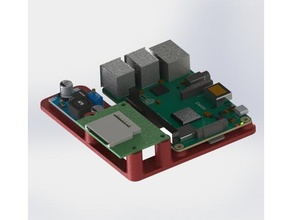 anycubic i3 mega - raspberry pi buck converter support 3d printing octoprint 3d print model - Mito3D