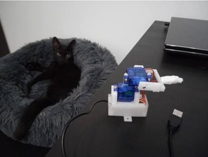 automatico laser gatto giocattolo robotica arduino nano robot servo sg90 3d print model - Mito3D