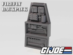 firefly backpack toys & games 6 inch action classified figure gi joe 3d print model - Mito3D