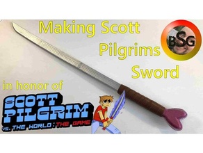 scott pilgrims sword video games pilgrim 3d print model - Mito3D