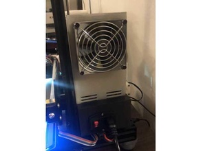 jprdd - ender 3 pro psu noctua mod 3d printer parts creality fan meanwell power supply cover 3d print model - Mito3D