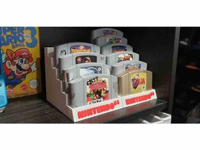 Nintendo 64 Spiel Anzeige Video Spiele 3d print model - Mito3D