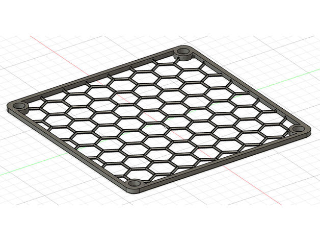 92mm fan guard minimal 3d printer parts grille silent 3D print model - Mito3D