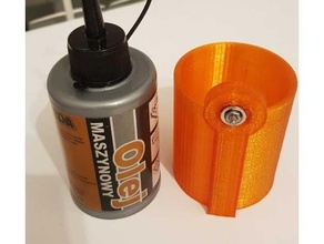 magnetico bottiglia titolare supporto Fai 40mm 50mm magnete attrezzo 3d print model - Mito3D