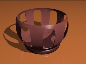 iplik çanak hobi el sanatları tığ işi örme 3d print model - Mito3D