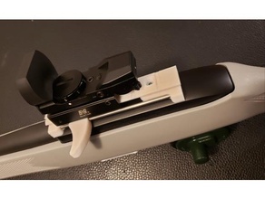 left charging handle ruger 10-22 sport & outdoors 22 cal caliber firearm gun rifle tactical rail 3d print model - Mito3D
